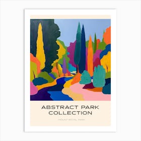 Abstract Park Collection Poster Mount Royal Park Montreal Canada 2 Art Print