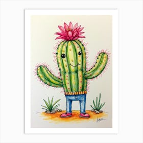 Cactus 7 Art Print