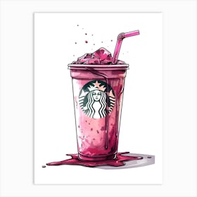 Starbucks Drink Art Print