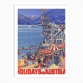 Summers In Austria Art Print