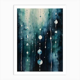 Water Droplets Art Print