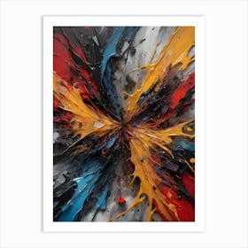 Abstract Painting~ Escape Clause ~ Reimagined 8 Art Print