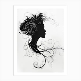 Portrait Of A Woman 176 Art Print