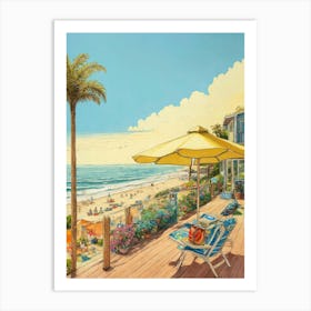 California Beach-Seaside Inspirations Art Print