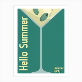 Hello Summer Party 5 Art Print