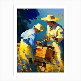 Worker Bees 2 Painting Art Print