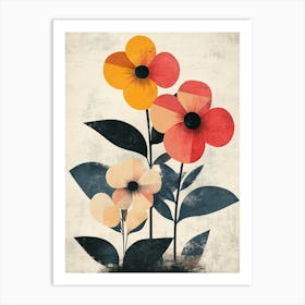 Flowers Canvas Print 2 Art Print