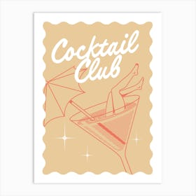 Cocktail Club Art Print
