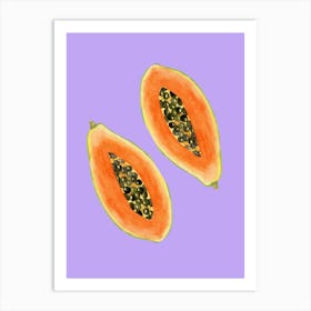 Papaya 1 Art Print