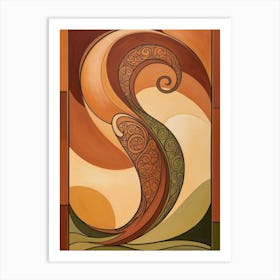 S Abstract Painting Art Print