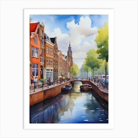 Summer in Amsterdam. 10 Art Print