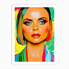 Christina Ricci Colourful Pop Movies Art Movies Art Print