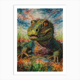 Lizard 7 Art Print