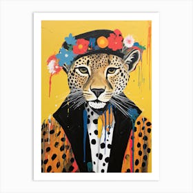 Elegant Cheetah Art Print