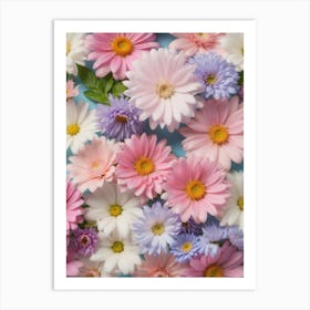 Gerbera Daisies Art Print