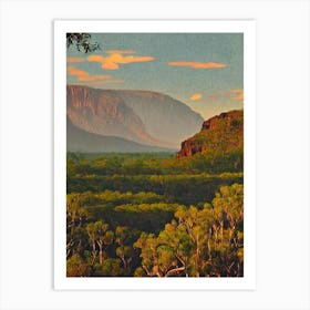 Kakadu National Park 2 Australia Vintage Poster Art Print