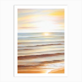 Ocean Beach, San Diego, California Neutral 1 Art Print