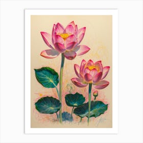 Lotus 1 Art Print