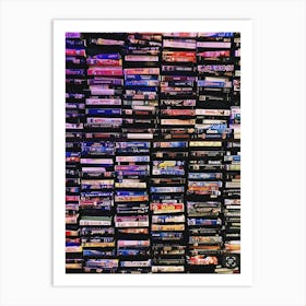 Vhs Collection Art Print