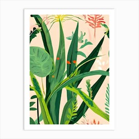 Tropical Background 1 Art Print