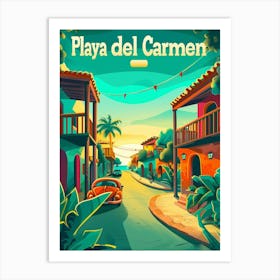 Playa Del Carmen Mexico Art Print