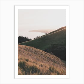 Rolling Hills In Countryside Art Print