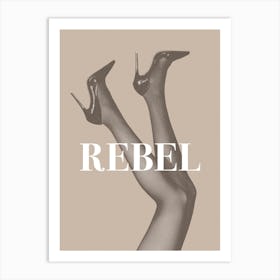 Rebel Legs Beige_2365378 Art Print