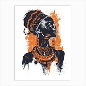 African Woman 193 Art Print