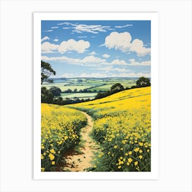 Yellow Field Art Print