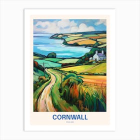 Cornwall England 7 Uk Travel Poster Art Print