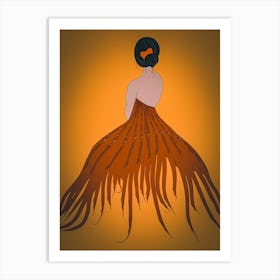 Hawaiian Girl Art Print