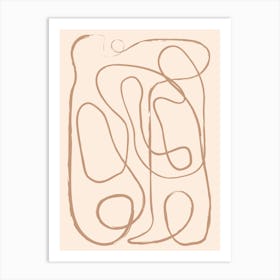 Drawing Of Lines, Abstract Poster