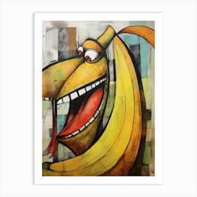 Abstract Banana Art Art Print