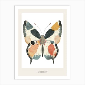 Colourful Insect Illustration Butterfly 28 Poster Art Print