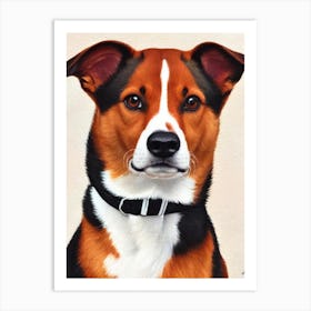 Basenji 4 Watercolour Dog Art Print