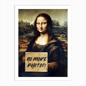 No Make Photos Art Print