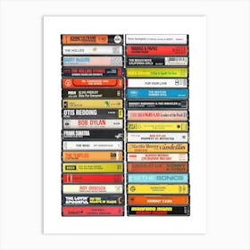 1965 Music - Cassette Print - Born in '65 Art Print