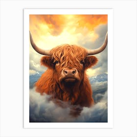 Highland Cow 4 Art Print