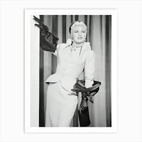 Portrait Of Ginger Rogers Art Print