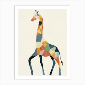 Charming Nursery Kids Animals Giraffe 1 Art Print