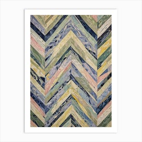 Chevron no1 Art Print