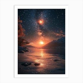 Milky Way 47 Art Print