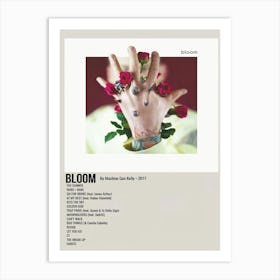 Bloom By Machine Gun Kelly 2017 Poster Art Print