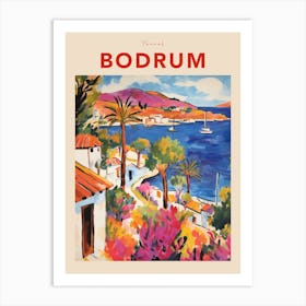 Data Set 45 Fauvist Travel Poster Art Print