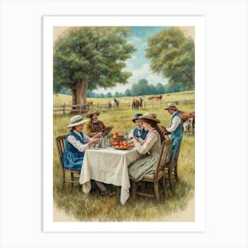 Country Picnic Art Print