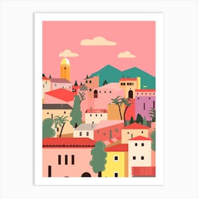 Venezuela Travel Illustration Art Print