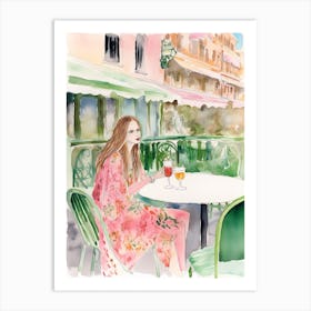 Drinks In Amalfi Art Print