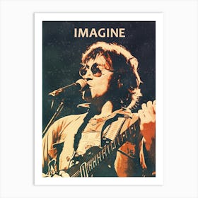 Imagine By John Lennon Art Print