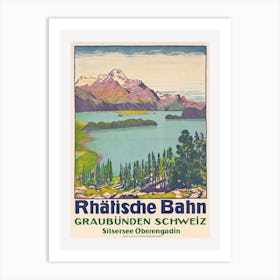 Rhaetian Railway Art Print