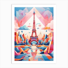 Paris Eiffel Tower 12 Art Print